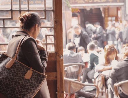 Grand sac cabas en cuir