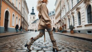 le retour des bottes léopard